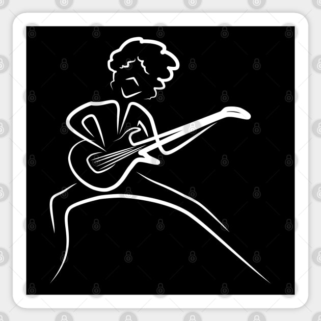 Bass Player Sticker by dkdesigns27